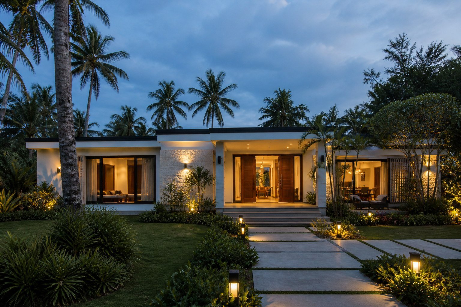 Oasis Villa contemporary tropical bungalow